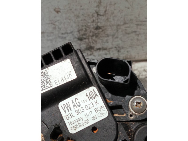 Recambio de alternador para audi a3 sedán (8vm) referencia OEM IAM 03L903023K F000BL0800 