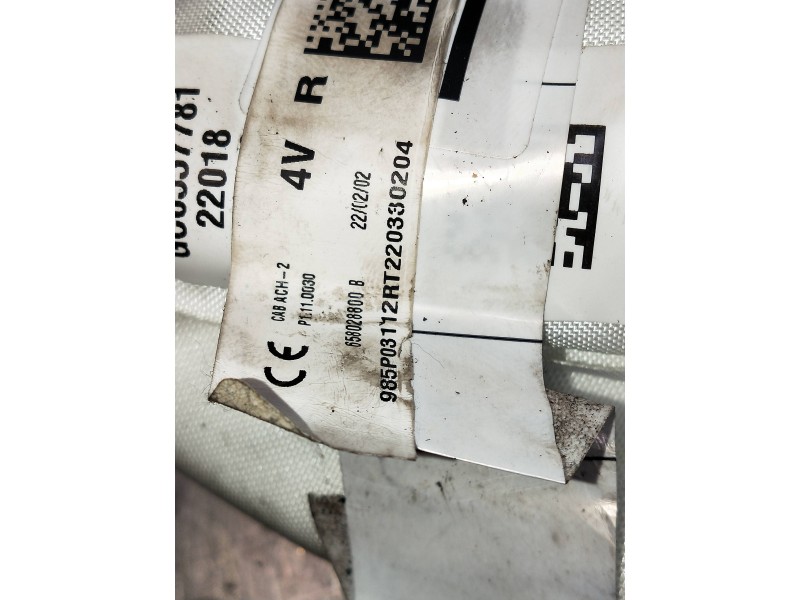 Recambio de airbag cortina delantero derecho para dacia spring referencia OEM IAM 985PO3112R  