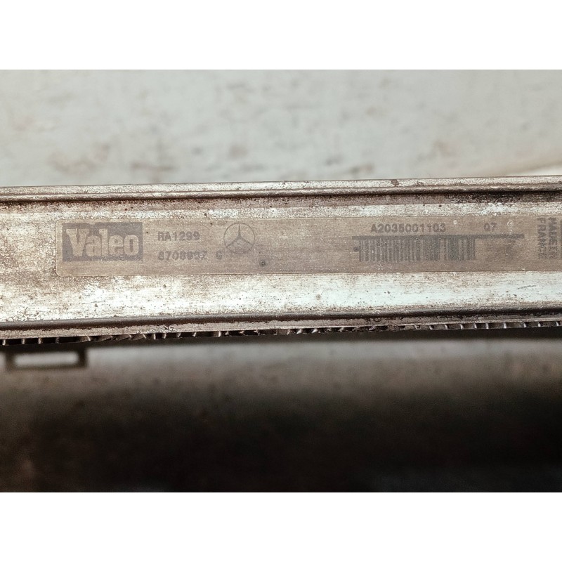 Recambio de radiador agua para mercedes clase c (w203) sportcoupe referencia OEM IAM A2035001103  