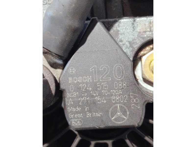Recambio de alternador para mercedes clase c (w203) sportcoupe referencia OEM IAM A2711540802 0124515088 