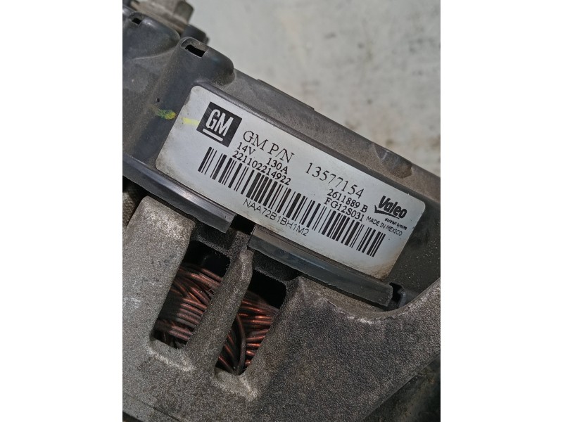 Recambio de alternador para chevrolet aveo berlina hatchback ls referencia OEM IAM 13577154  