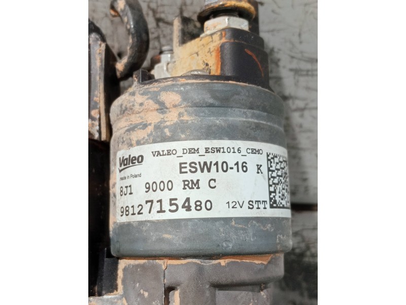 Recambio de motor arranque para opel mokka gs line referencia OEM IAM 9812715480 ESW1016 