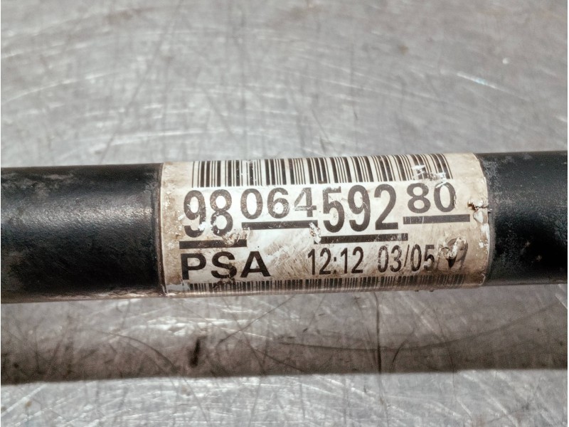 Recambio de transmision delantera derecha para citroen c4 cactus referencia OEM IAM 9806459280  