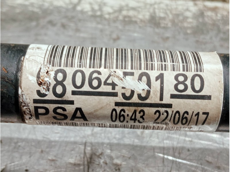 Recambio de transmision delantera izquierda para citroen c4 cactus referencia OEM IAM 9806459180  