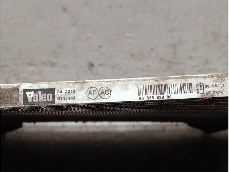 Recambio de condensador / radiador aire acondicionado para citroen c4 cactus referencia OEM IAM 9683562980 M143443 