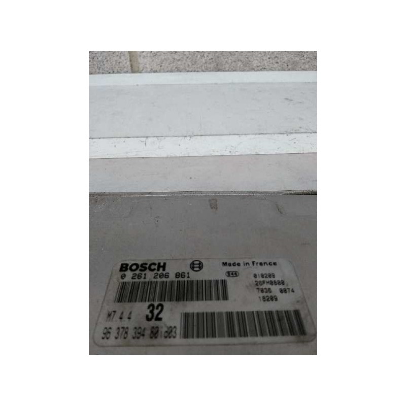 Recambio de centralita motor uce para peugeot 306 berlina 3/4/5 puertas (s2) 1.6 cat referencia OEM IAM 0261206861 9637839480 32