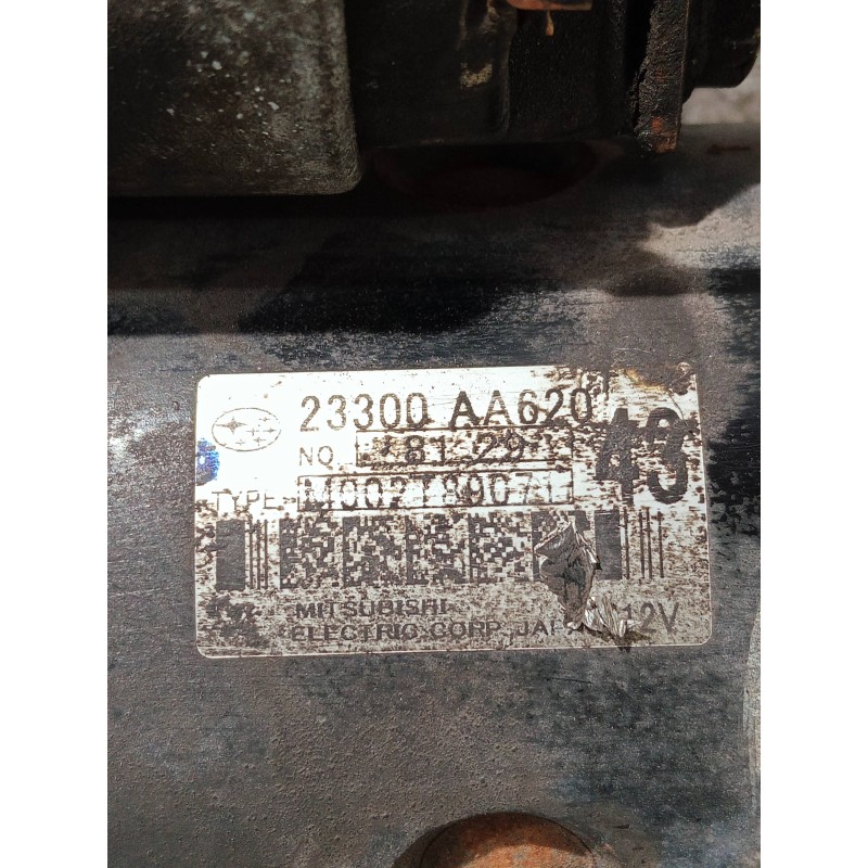 Recambio de motor arranque para subaru legacy berl. b13 (bl) 2.0 diesel cat referencia OEM IAM 23300AA620 M002T89071 