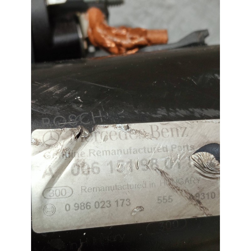 Recambio de motor arranque para mercedes clase m (w164) 320 cdi 4m edition 10 referencia OEM IAM A0061519801 0986023173 