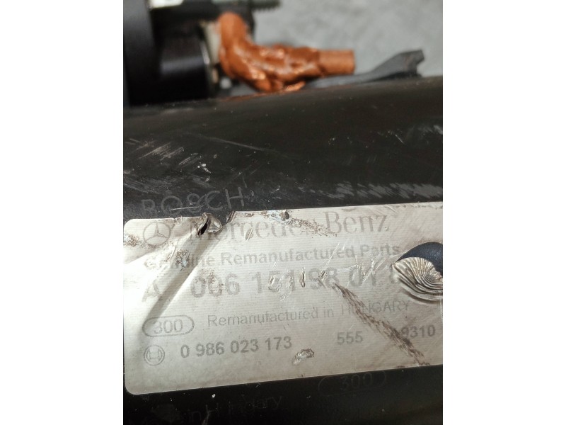 Recambio de motor arranque para mercedes clase m (w164) 320 cdi 4m edition 10 referencia OEM IAM A0061519801 0986023173 