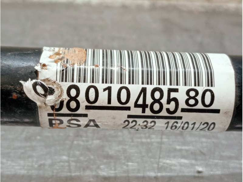 Recambio de transmision delantera izquierda para citroen c4 cactus bluehdi 100 referencia OEM IAM 9801048580  