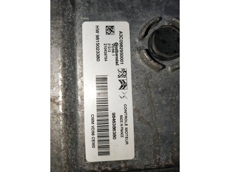 Recambio de centralita motor uce para opel mokka gs line referencia OEM IAM HW9815023380 9846386380 