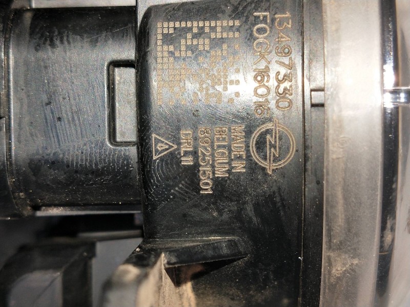 Recambio de faro antiniebla derecho para opel mokka gs line referencia OEM IAM 13497330 89251501 