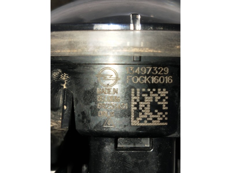 Recambio de faro antiniebla izquierdo para opel mokka gs line referencia OEM IAM 89251491 13497329 