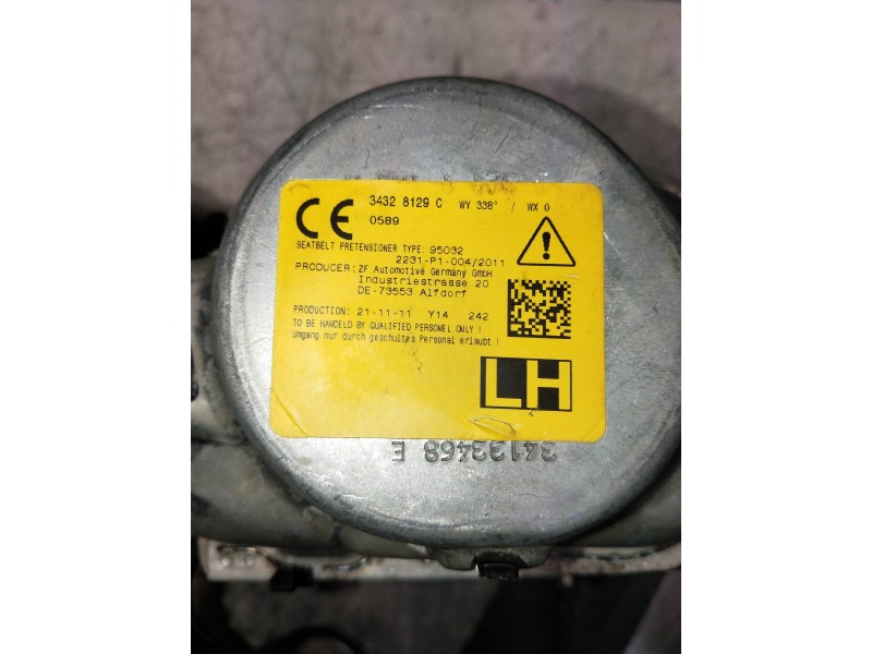 Recambio de juego cinturones trasero para opel mokka gs line referencia OEM IAM 34328130C  5P