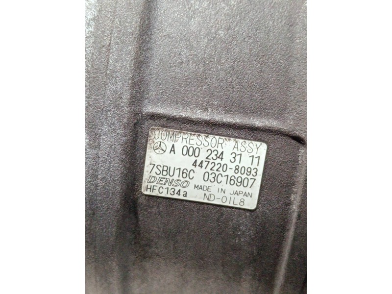 Recambio de compresor aire acondicionado para mercedes clase m (w163) referencia OEM IAM A0002343111 4472208093 