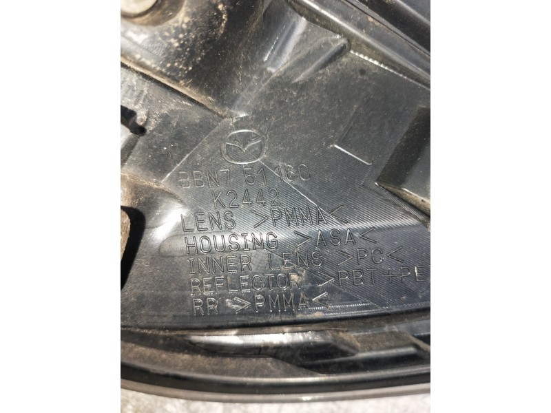 Recambio de piloto trasero izquierdo para mazda 3 lim. (bl) referencia OEM IAM BBN751160K2442  