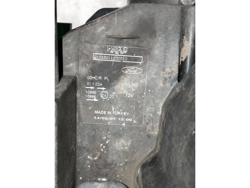 Recambio de faro izquierdo para ford transit caja cerrada ´06 referencia OEM IAM 01010011100010  