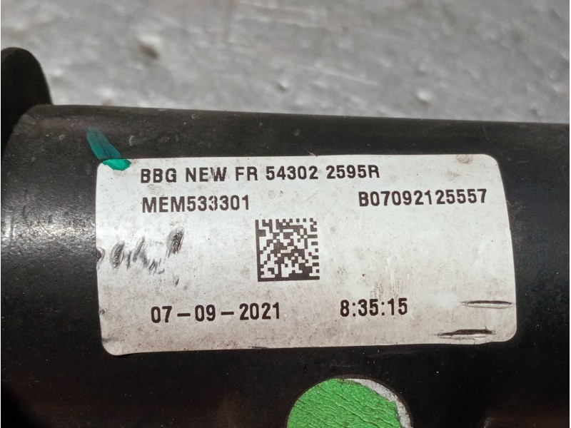 Recambio de amortiguador delantero derecho para dacia spring referencia OEM IAM 543022595R  