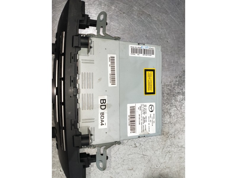 Recambio de sistema audio / radio cd para mazda 3 lim. (bl) referencia OEM IAM 14799928 BDA466AR0B 09F1B3733385