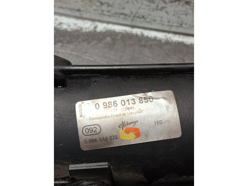 Recambio de motor arranque para peugeot 307 (s1) referencia OEM IAM 0986013850  
