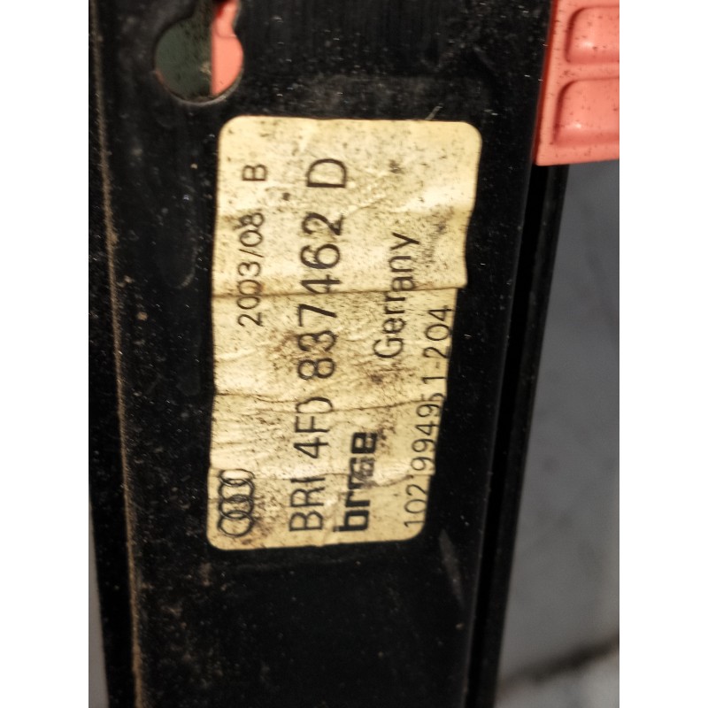 Recambio de elevalunas delantero derecho para audi a6 avant (4f5) referencia OEM IAM 4F0837462D  4P