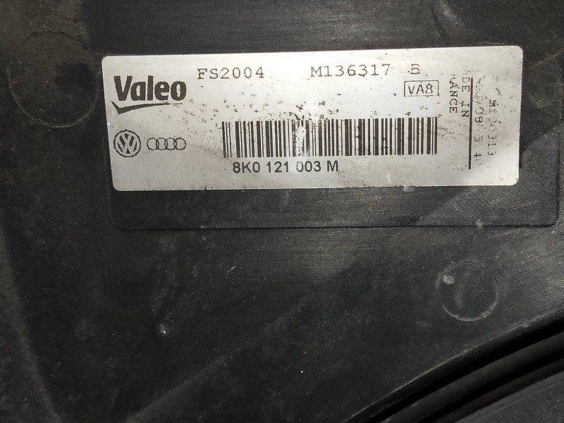 Recambio de electroventilador para audi a4 ber. (b8) referencia OEM IAM 8K121003M  
