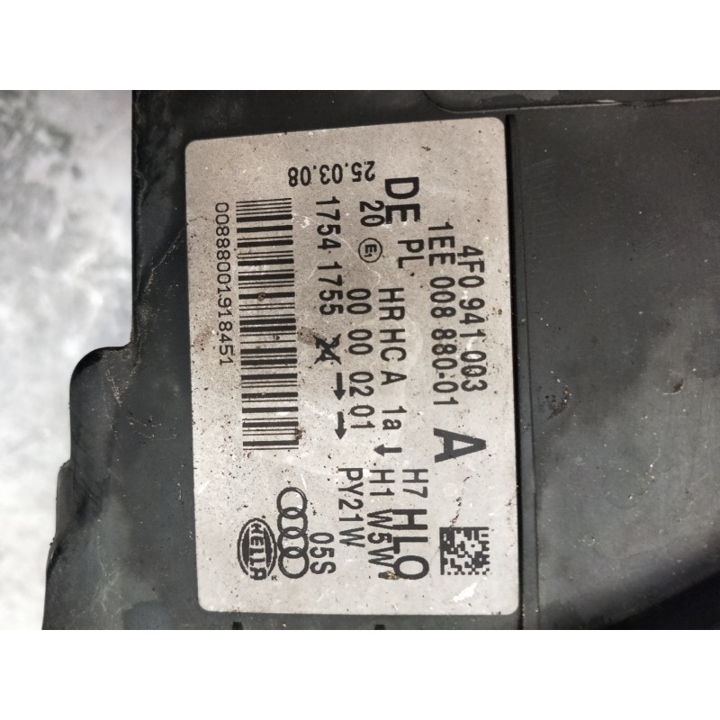 Recambio de faro izquierdo para audi a6 avant (4f5) referencia OEM IAM 4F0941003 1EE00888001 00888001918451