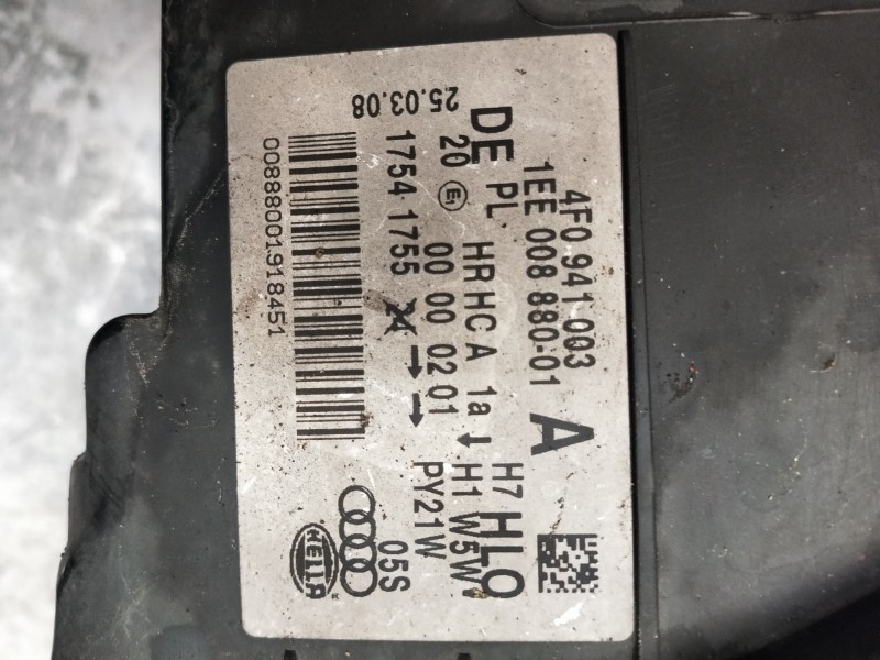 Recambio de faro izquierdo para audi a6 avant (4f5) referencia OEM IAM 4F0941003 1EE00888001 00888001918451