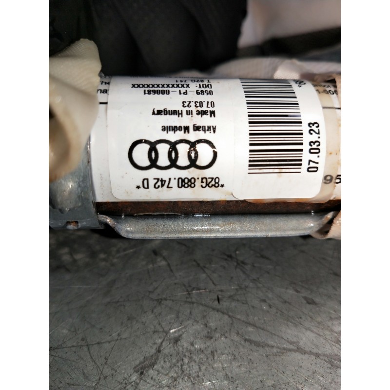 Recambio de airbag cortina delantero derecho para audi a1 sportback (gba) referencia OEM IAM 82G880742D  
