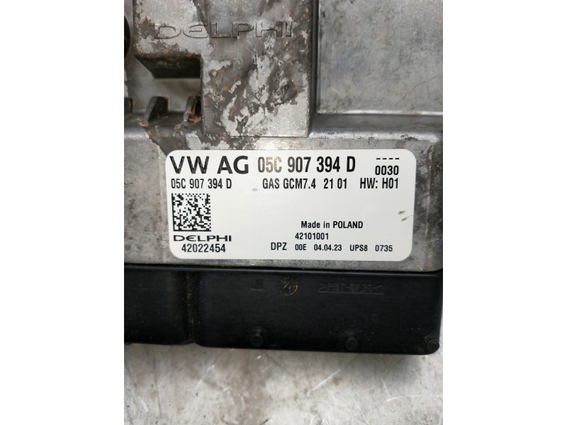 Recambio de centralita motor uce para audi a1 sportback (gba) referencia OEM IAM 05C907394D 42101001 42022454