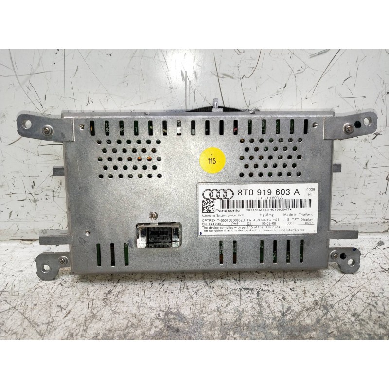 Recambio de pantalla multifuncion para audi a4 ber. (b8) referencia OEM IAM 8T0919603A  