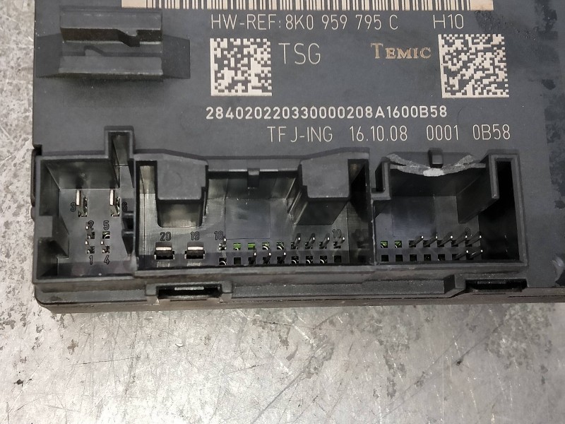 Recambio de modulo electronico para audi a4 ber. (b8) referencia OEM IAM 4F0959795N 8K0959795C 