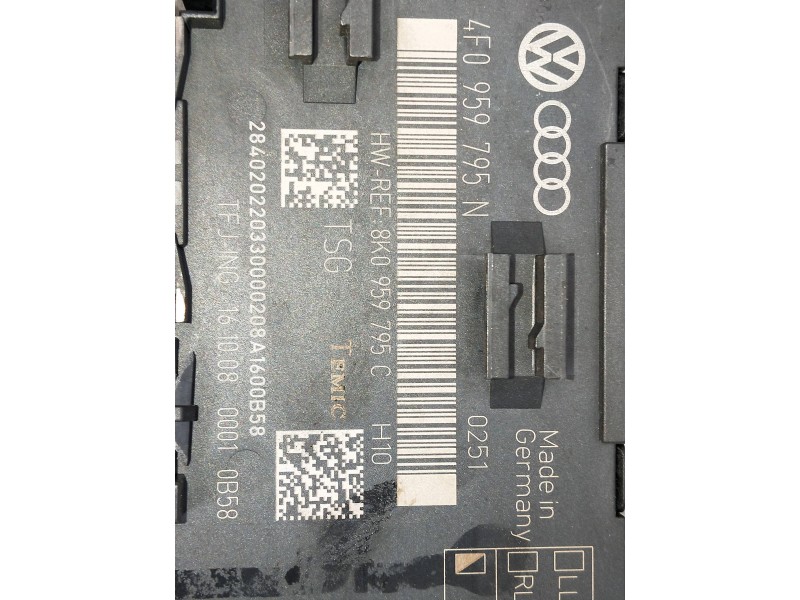 Recambio de modulo electronico para audi a4 ber. (b8) referencia OEM IAM 4F0959795N 8K0959795C 