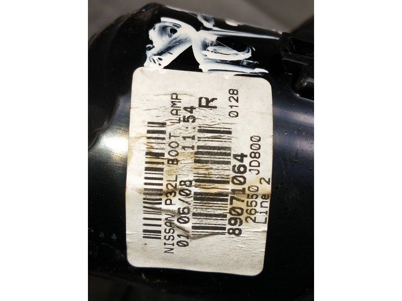 Recambio de piloto trasero derecho interior para nissan qashqai (j10) referencia OEM IAM 89071064  