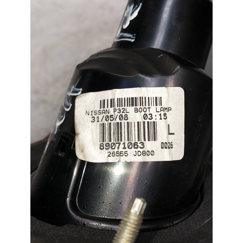 Recambio de piloto trasero izquierdo interior para nissan qashqai (j10) referencia OEM IAM 89071063  