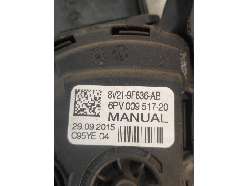 Recambio de potenciometro pedal para ford tourneo courier (c4a) ambiente referencia OEM IAM 6PV00951720 8V219F836AB 