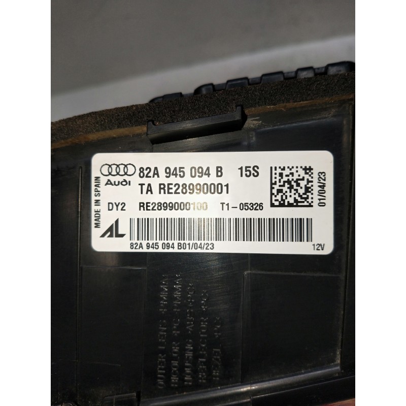 Recambio de piloto trasero derecho interior para audi a1 sportback (gba) referencia OEM IAM 82A945094B 28990001 2899000100