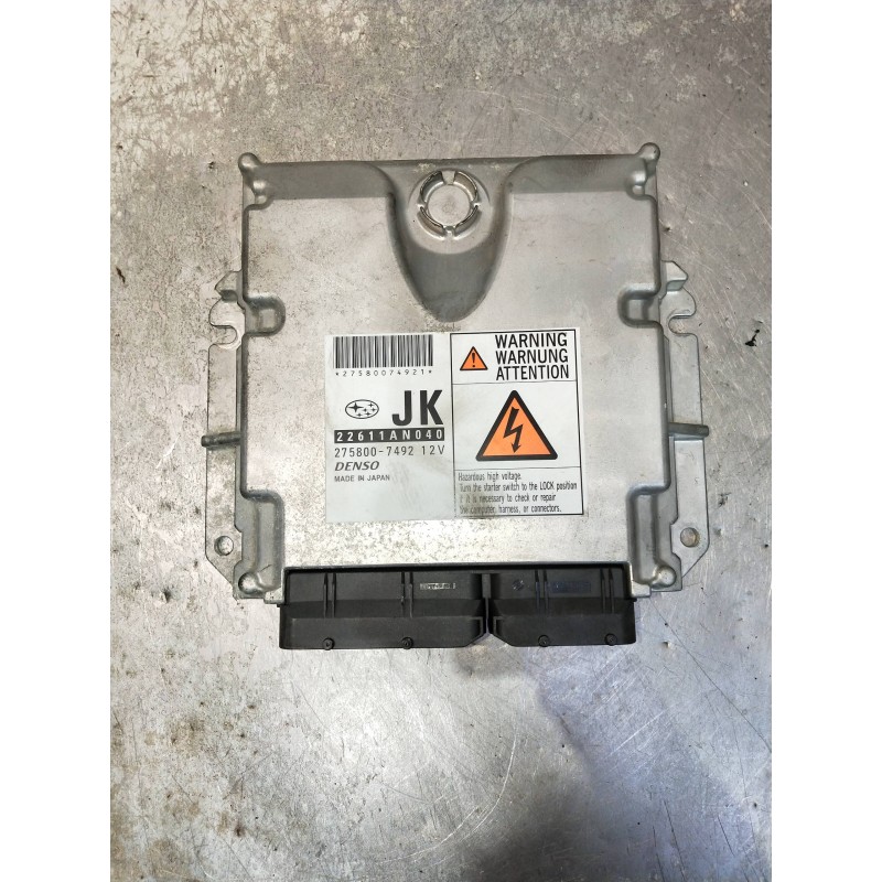 Recambio de centralita motor uce para subaru legacy berl. b13 (bl) 2.0 diesel cat referencia OEM IAM 27580074921  