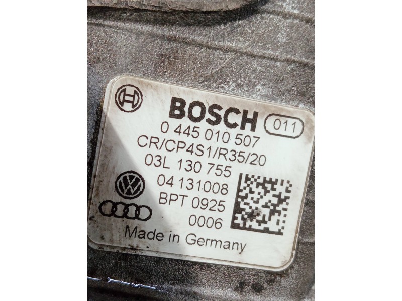 Recambio de bomba inyeccion para audi a4 ber. (b8) referencia OEM IAM 03L130755 0445010507 BOSCH