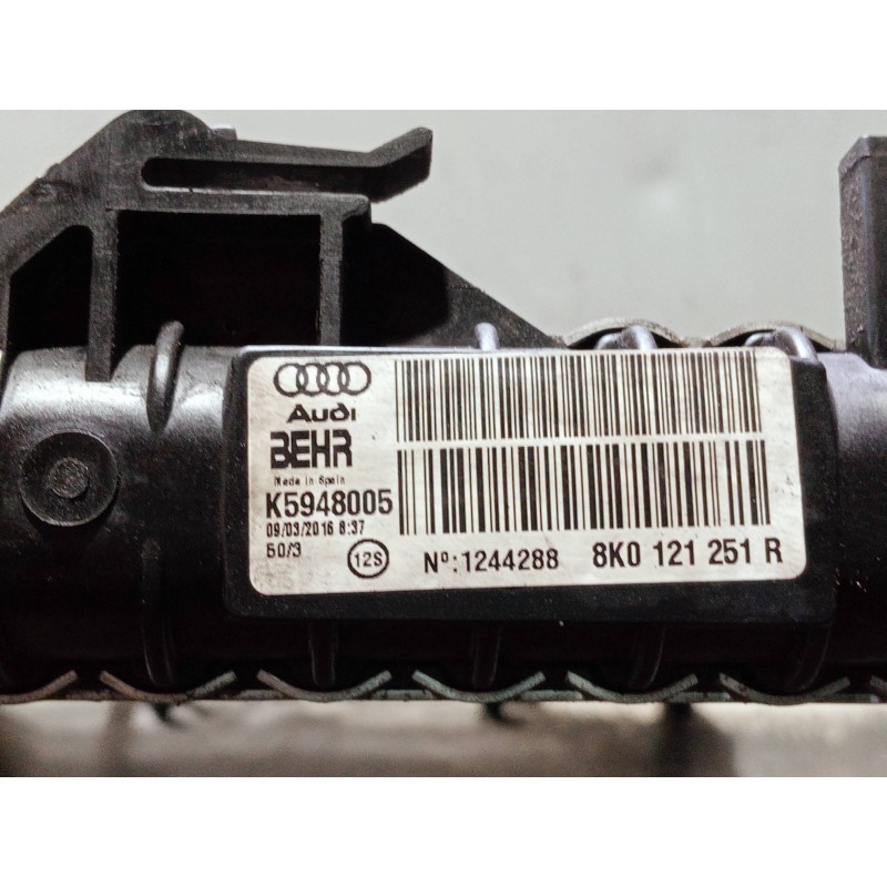 Recambio de radiador agua para audi a4 ber. (b8) referencia OEM IAM 8K0121251R K5948005 