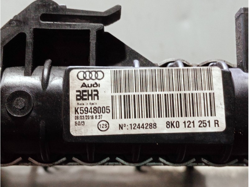 Recambio de radiador agua para audi a4 ber. (b8) referencia OEM IAM 8K0121251R K5948005 