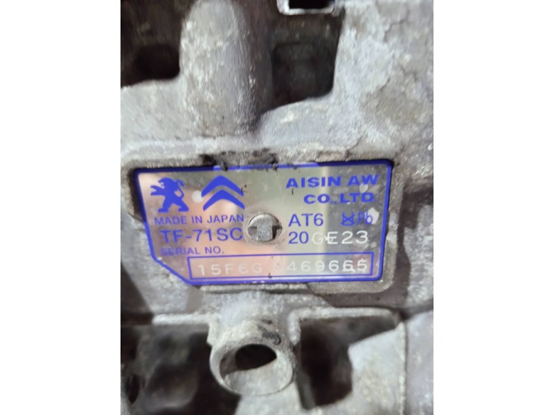 Recambio de caja cambios para citroen c4 picasso referencia OEM IAM 20GE23 15F6G 046965 AUTOMATICO
