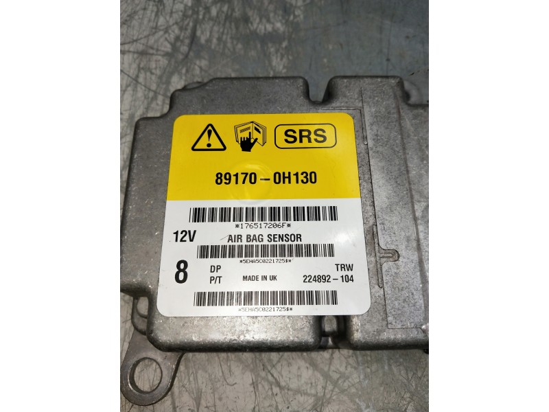 Recambio de kit airbag para toyota aygo referencia OEM IAM 891700H130 224892104 