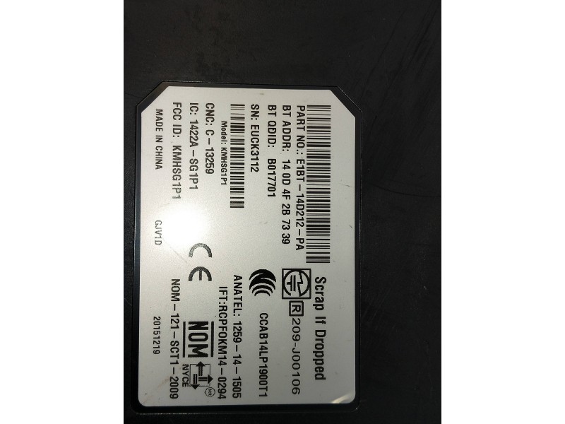 Recambio de modulo electronico para ford focus turn. referencia OEM IAM E1BT14D212PA 140D4F2B7339 