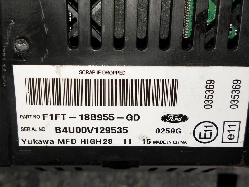 Recambio de pantalla multifuncion para ford focus turn. referencia OEM IAM B4U00V129535  