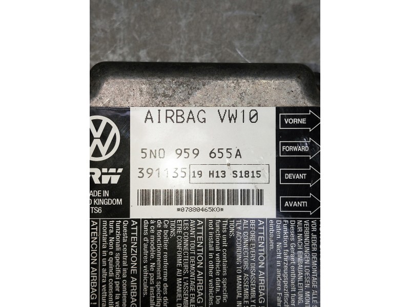 Recambio de kit airbag para seat leon (1p1) referencia OEM IAM 5N0959655A 391135 