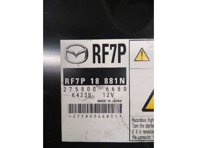Recambio de centralita motor uce para mazda 5 berl. (cr) 2.0 crtd active+ (105kw) referencia OEM IAM 2758006680 KF7P18881N RF8K1