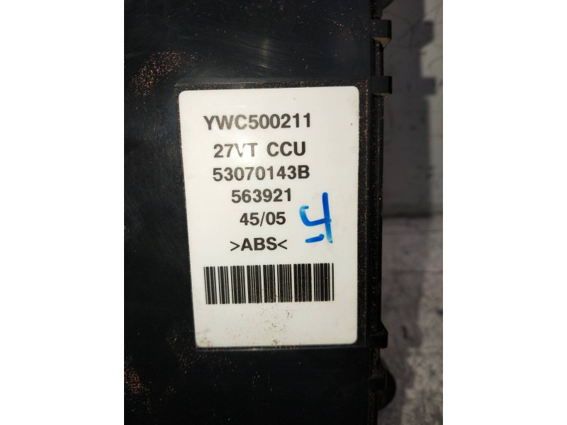 Recambio de caja reles / fusibles para land rover freelander referencia OEM IAM UWC500211 27VTCCU 53070143B