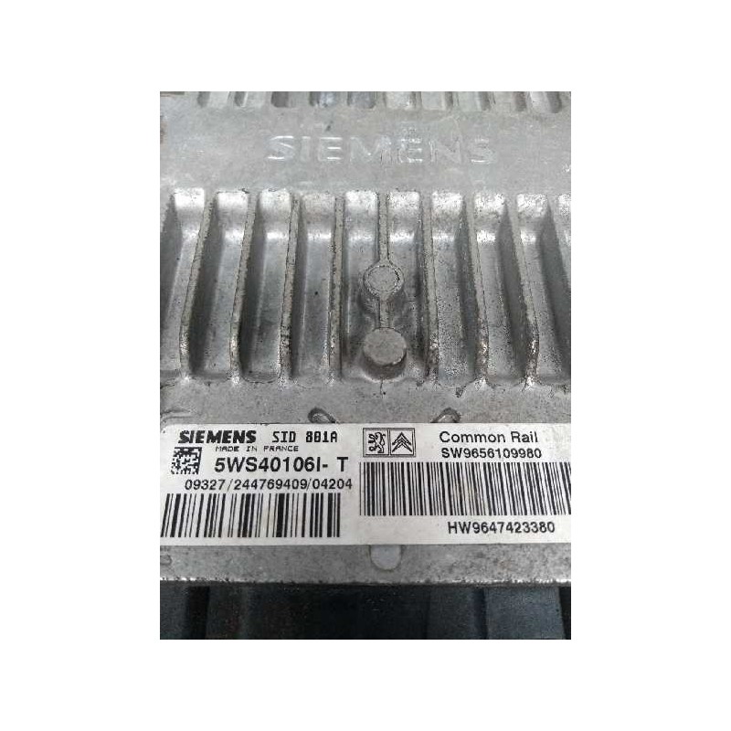 Recambio de centralita motor uce para citroen xsara berlina 2.0 hdi 66kw premier referencia OEM IAM 5WS40106IT HW9647423380 SW96