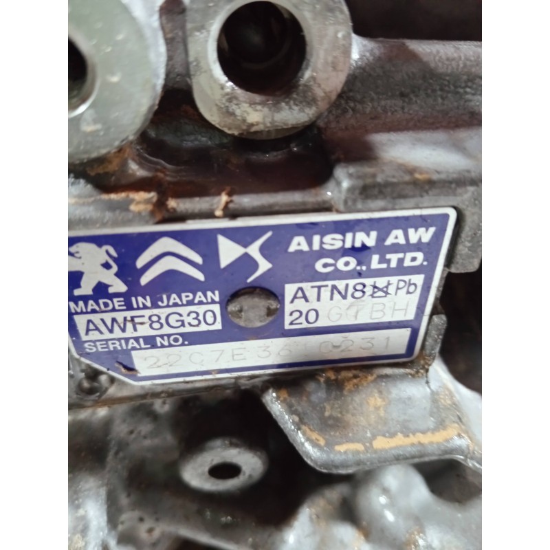 Recambio de caja cambios para opel corsa f referencia OEM IAM 20GTBH AW8G30 ATN8P6 22C7E361631 AUTOMATICO